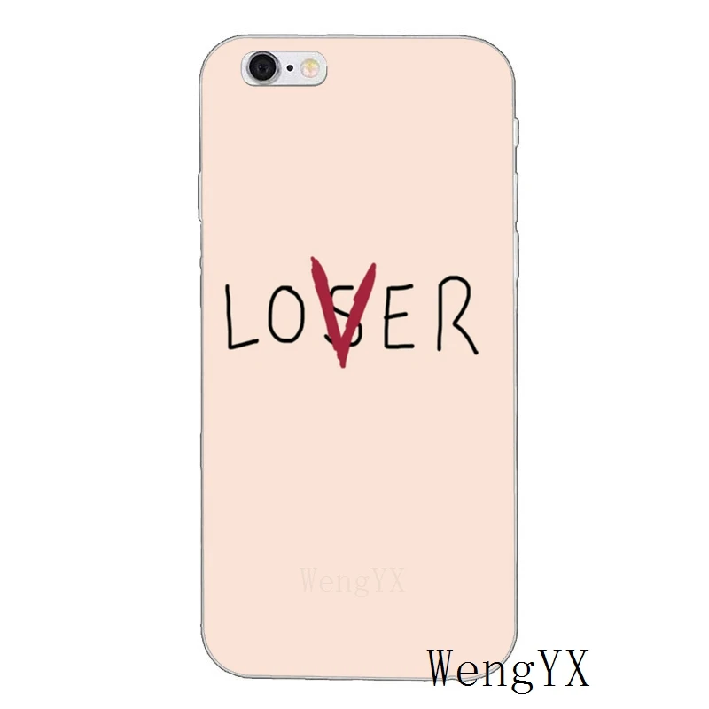 Мягкий чехол tup для iPhone XR X XS Max 8 7 6s 6 plus SE 5S 5c 5 iPod Touch - Цвет: loser-lover-A-06