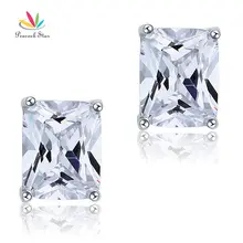 Павлин звезда Твердые стерлингового серебра 925 серьги-гвоздики Мода/Свадебные украшения CFE8087