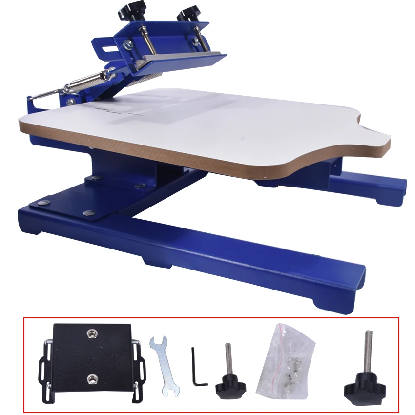 1pc SPE 11TX one blue color manual screen printing machine clothes