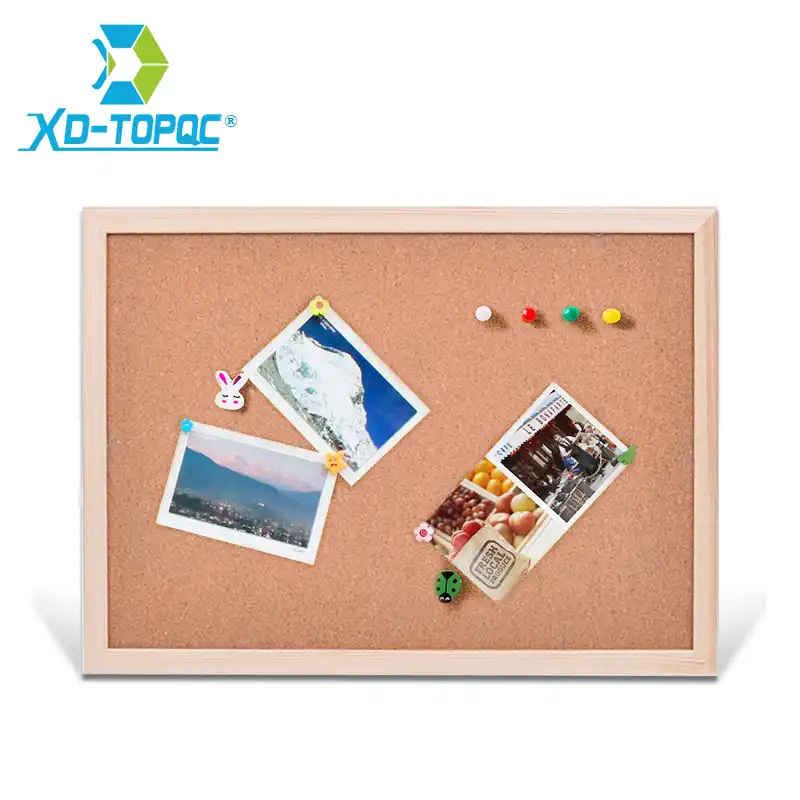 30 40cm Wooden Cork Board Natural Pine Wood Frame Message Boards