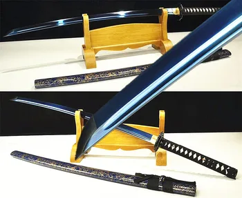 

Hand Forging Japanese Sword Samurai Katana Sharp T10 Steel Blade Nice Full Tang