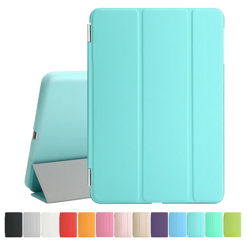 

Tablet Case For Apple Ipad Mini 2 Smart Cover Magnetic Case Stand PU Leather Case Shockproof Auto Sleep/Wake Trifold Stand