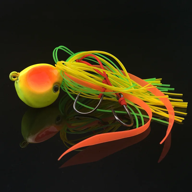 40g Lead Head Jig Fishing Lures Metal Octopus Squid Jigging Lures Fishing Tacklein Fishing