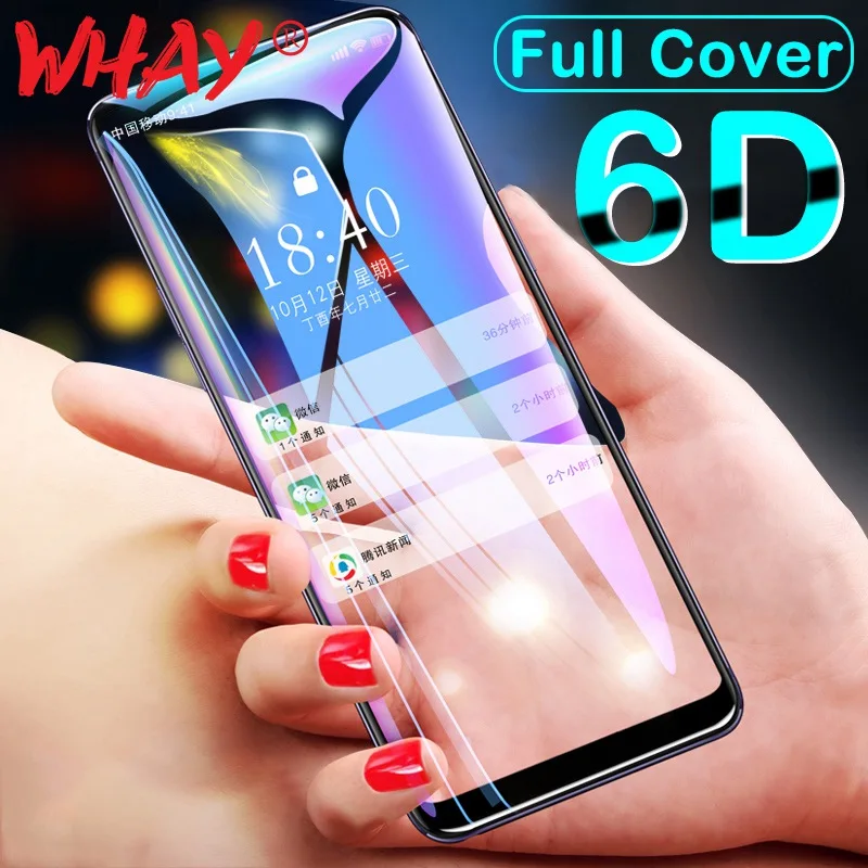 Защитное стекло 6D закаленное для Xiaomi Redmi K30 K20 Pro Note 7 7A 8 8A Mi 9t Play 9 SE 7|Защитные стёкла