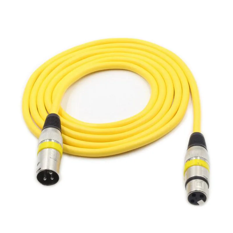 NOSYA 3 Pin of OFC XLR Cable Male to Female M/F Audio Cable For Microphone Mixer 3 feet 1.5m-10m NOSYA 3 Pin of OFC XLR Cable Male to Female M/F Audio Cable For Microphone Mixer 3 feet 1.5m-10m