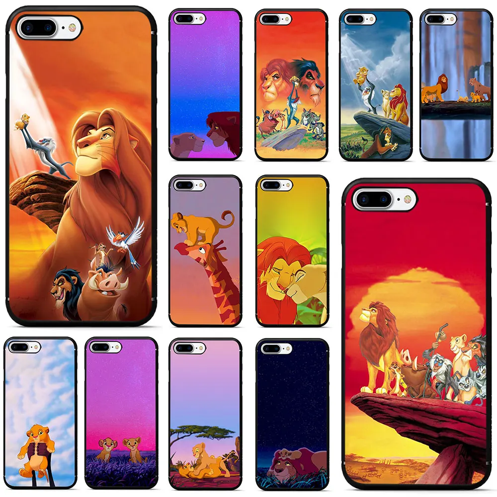 

The Lion King Best Luxury Soft TPU Phone Case for iPhone 5 5s 6 6s 7 8 Plus X XR XS MAX