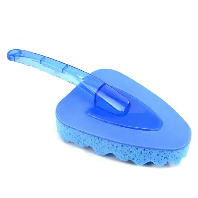 Щетка для мытья лобового стекла автомобиля, ветровое стекло, стекло из микрофибры, очиститель пыли, полотенце, набор инструментов для ухода, ручка - Цвет: Blue