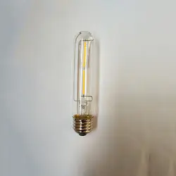 2 W Винтаж T30 светодиодный трубчатая лампа накаливания Эдисона 2700 K дополнительное тепло E26 База 120 V длинные Ретро светодиодный свет