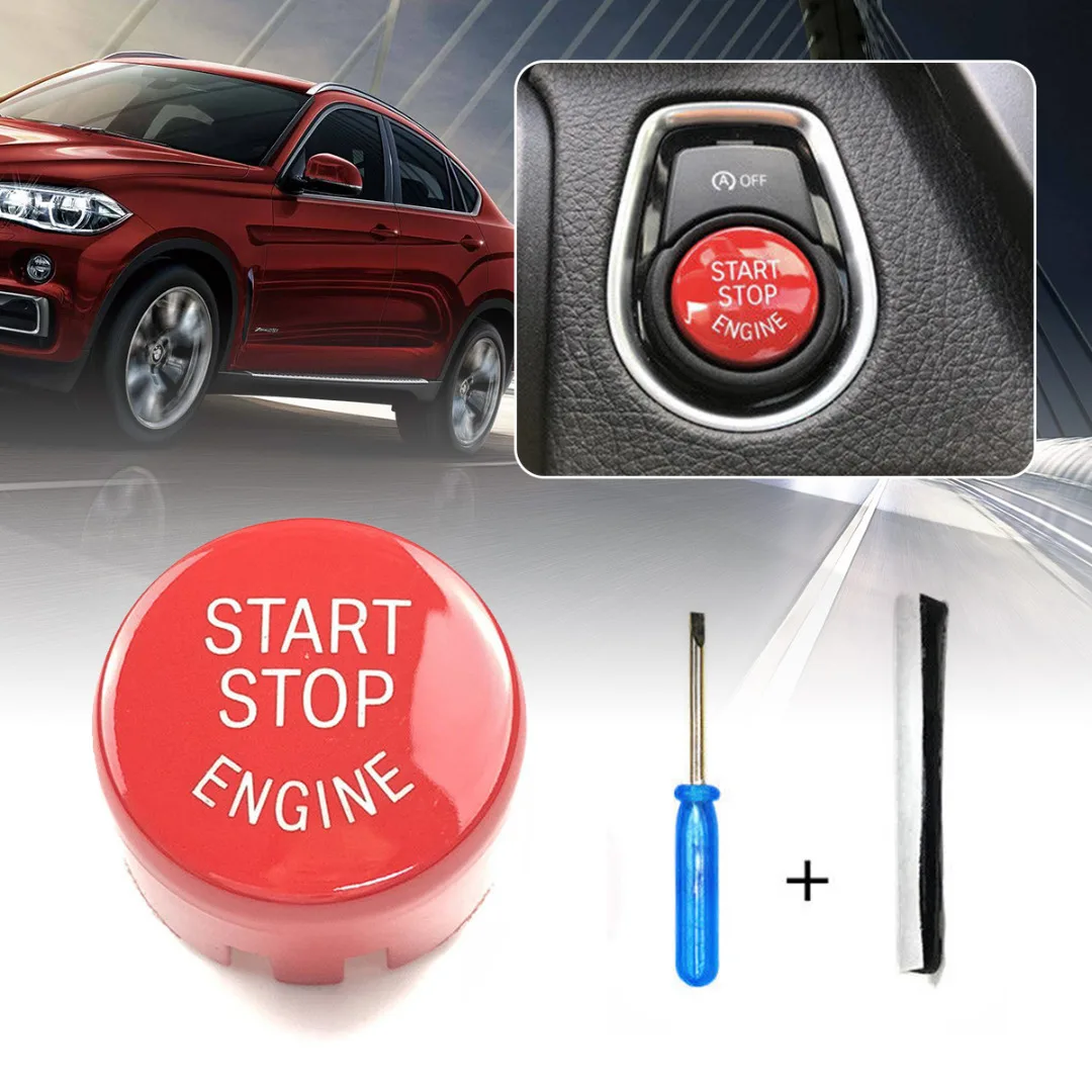 Mayitr 1 комплект красная кнопка включения и остановки двигателя для BMW F20 F30 F10 F01 F25 F26