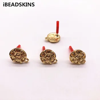 

New arrival! 17X14mm 100pcs zinc alloy Round-shape Stud earring/earrings accessories/Earring parts/hand Made for Jewelry DIY
