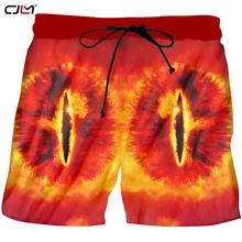 CJLM взрослых повседневные шорты Фитнес глаз 3D печать глаза Harajuku одежда Мужская Летняя короткая параграф бег спортивная одежда