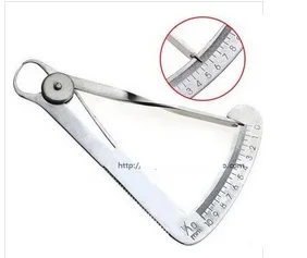 

free shipping Stainless Steel Crown Gauge Caliper Dental Surgical Dentist Lab Products Dental Ruler