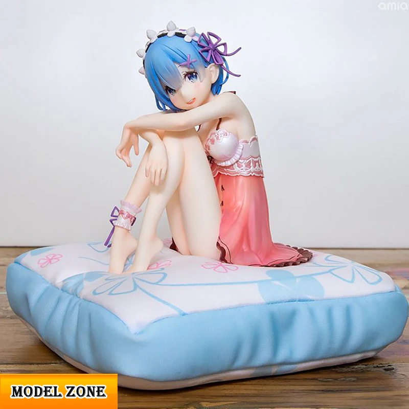 

ZXZ 16CM Re:Life In A Different World From Zero Rem Action Figure Birthday Underwear Ver. Rem PVC figure Toy Brinquedos Anime