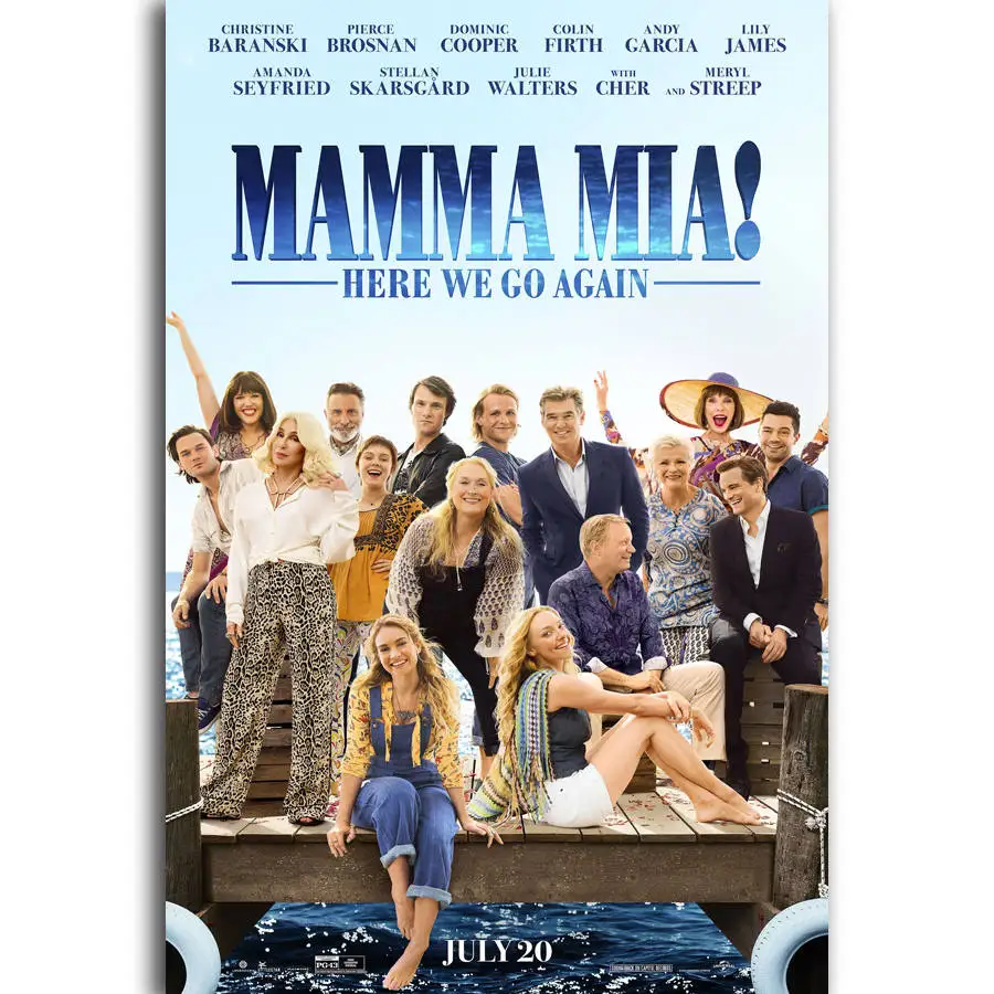 S1048 Mamma Mia! Here We Go Again Movie Musical Film