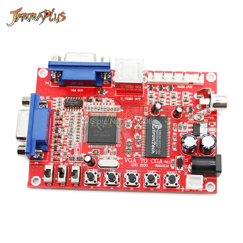

VGA to CGA Video Converter Board HD High-resolution VGA to RGB S / AV / CGA / S Terminal Adapter for Arcade Games