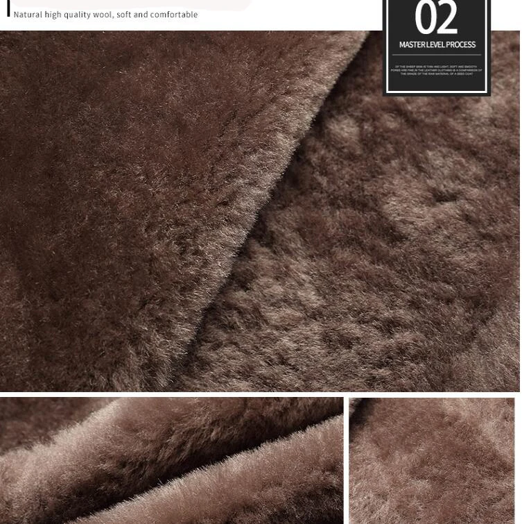 HTB1So7HKkKWBuNjy1zjq6AOypXa5 AYUNSUE Genuine Leather Jacket Men Winter Australian Natural Fur Real Sheepskin Coat for Men Lamb Fur Flight Men's Jackets KJ853