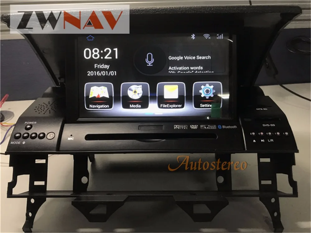 Clearance The Latest Android System Car GPS Head Unit Auto Radio Multimedia Player Stereo GPS Navigation For Mazda 6 2002-2008 Free Map 1