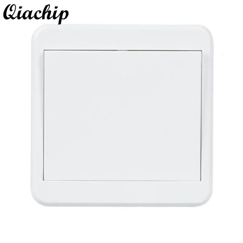 QIACHIP 86 Wall 433mhz 1 CH Button Wireless Power Remote Control Switch Transmitter RF Relay Receiver Smart Home Lamp Light LED qiachip 433mhz 86 wall switch 2 button remote control switch wireless transmitter switch room for smart home lamp light led bulb