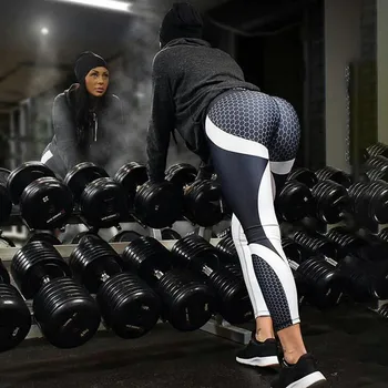 

Whoohoo 30#womens 3d Print Pants Skinny Workout Casual Gym Leggings Sports Training Cropped Trousers Pants Mayas Deportivas