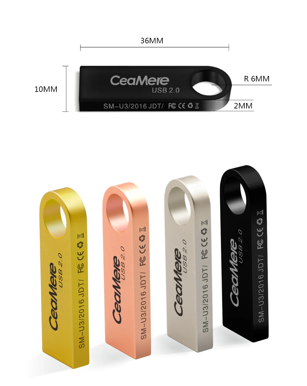 CeaMere C3 USB флэш-накопитель 16 GB/32 GB/64 GB накопитель флешки флеш-диск USB 2,0 Memory stick диск USB 3 цвета USB Flash Drive