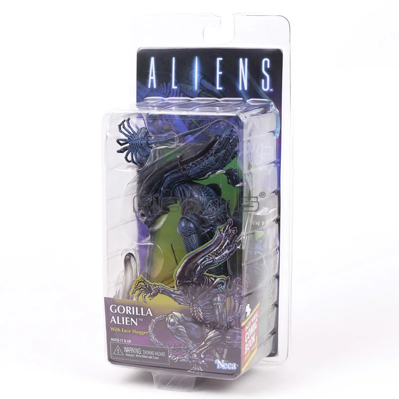 Инопланетянин NECA Series 10 Gorilla Mantis Alien queen Face Hugger ПВХ фигурка Коллекционная модель игрушки