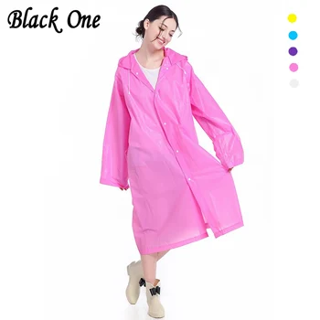 

Women Raincoat Transparent Rainwear Girl Rain Coat Impermeable Long Poncho Female Waterproof Rain cape cover Hooded
