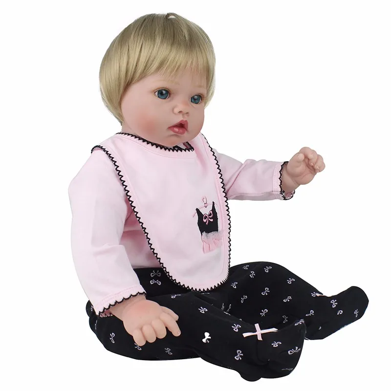 NPKDOLL игрушки 55 см силиконовые куклы Reborn Baby куклы Reborn Реалистичные модные куклы для принцессы Детский подарок на день рождения Bebes Reborn