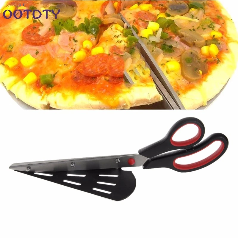 Pizza Tools Stainless Steel Pizza Scissors 31cm Cutter Slicer Server