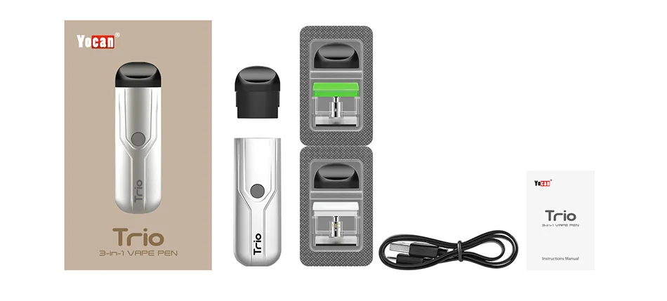 Yocan Trio Pod System Starter Kit 500mAh