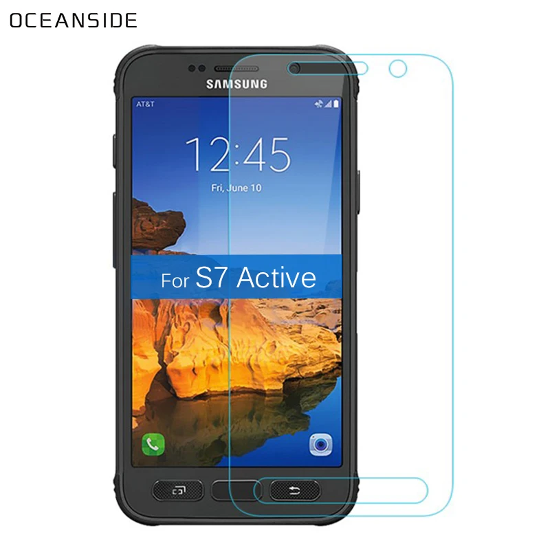 

2Pcs For Samsung Galaxy S7 Active Tempered Glass Screen Protector Safety Cover Film on S 7 S7Active G891A Sm-G891A