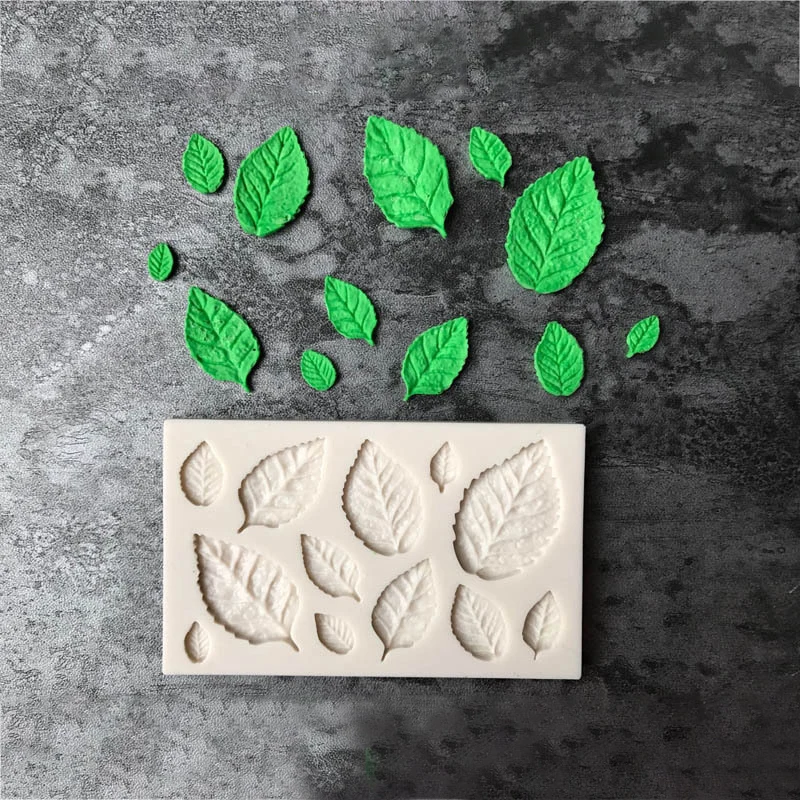 

Sugar craft 1 piece Leaf Silicone mold Fondant Mold Cake Decorating Tools Chocolate Mold Baking Mold