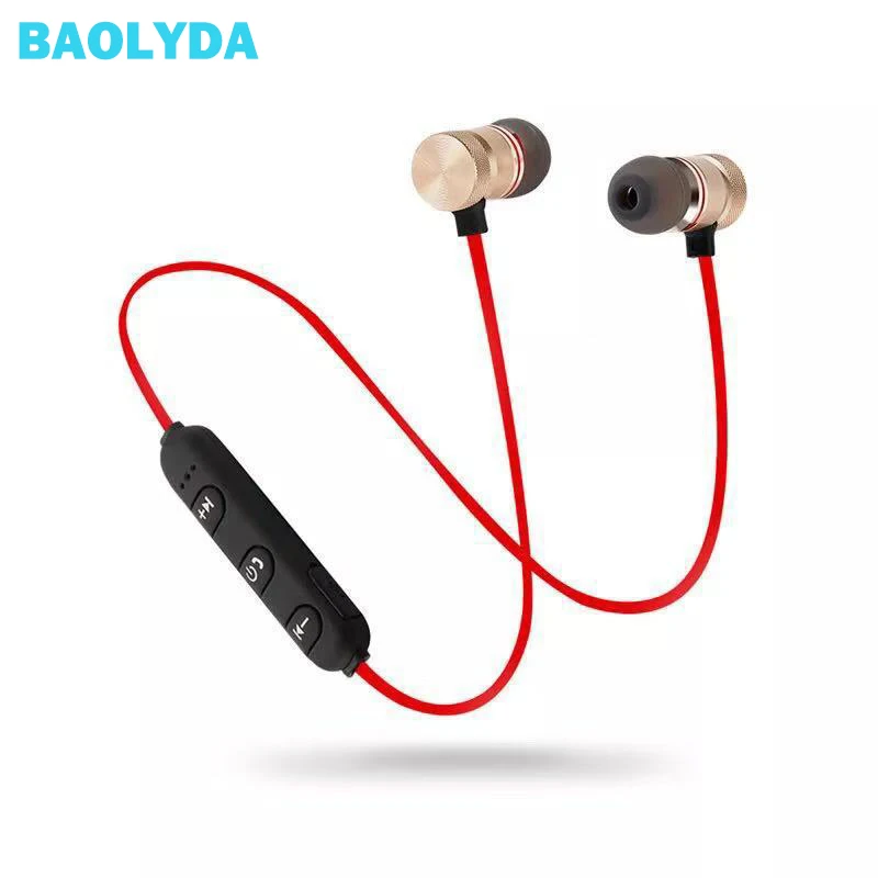 Baolyda беспроводные наушники Bluetooth для телефона шейные спортивные Auriculare CSR всех