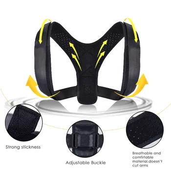 All Body Sizes Body Wellness Posture Corrector Shoulder Support Belt Adjustable Corset Posture Correction Belt Drop shipping