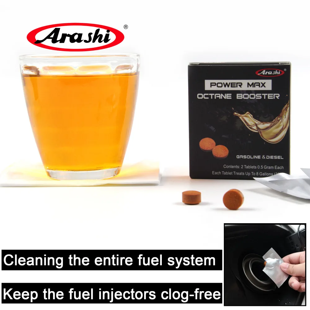 

Arashi 6 Packs Power Max Diesel Fuel Additive Injector Petrol Gasoline Cars Vehicles Engine Booster Oil Cleaner For BMW 2018