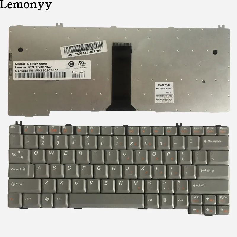США клавиатура для ноутбука LENOVO N100 N200 N500 G530 V100 F31 Y330 C466 C467 N220 14001 14002 E23 E42 Y510 E41 USkeyboard