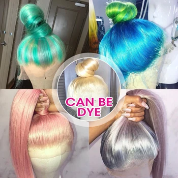 613 Blonde Lace Front Wig Brazilian Straight 13x4 Lace Front Human Hair Wigs Pre Plucked Baby Hair Remy Glueless 613 Lace Wigs 5