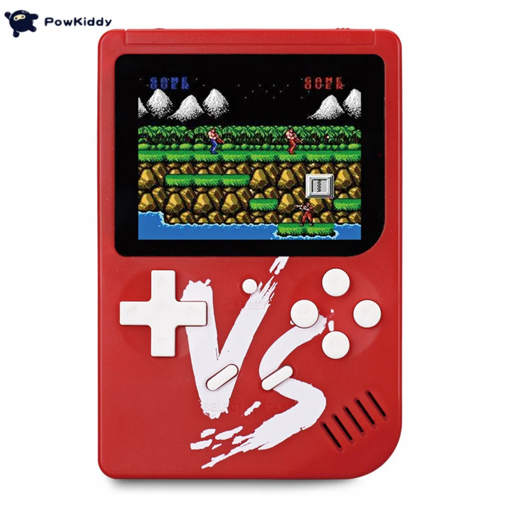 

Powkiddy Q3 VS Retro Portable Handheld Game Console 2.8 inch Color LCD Screen 500 Games Battle Game Player for Boy Kids Adult