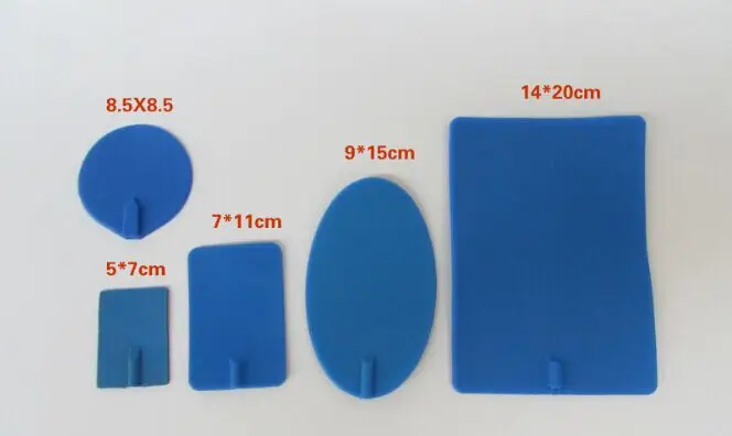 

8pcs replacement Rectangular shape rubber NON adhesive electrode pads for Tens Unit EMS massager machine 7*11cm size