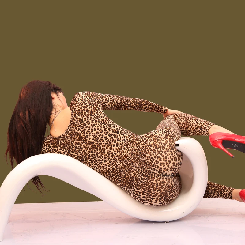 Женский мужской сексуальный купальник эластичный цельный сиамский тонкий Леопардовый/Камуфляжный персонализированный