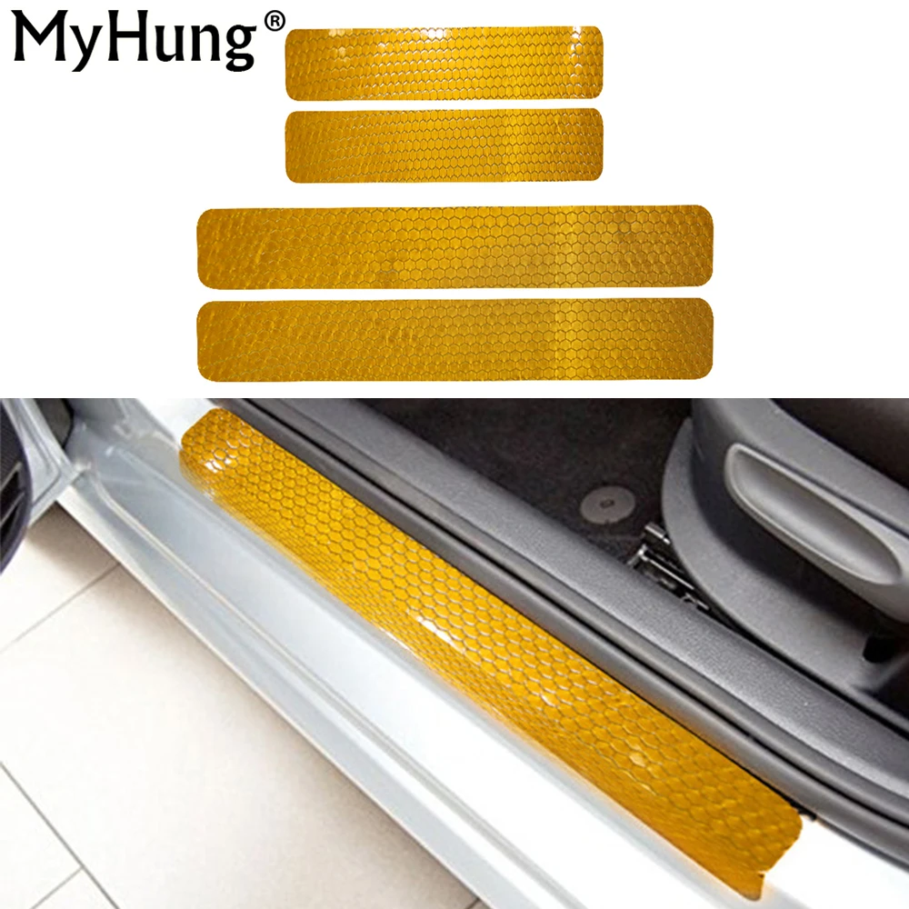 

Door Sill Scuff For Fiat Abarth Spider Qubo Doblo Freemont Plate Welcome Pedal Threshold Protect reflector Stickers