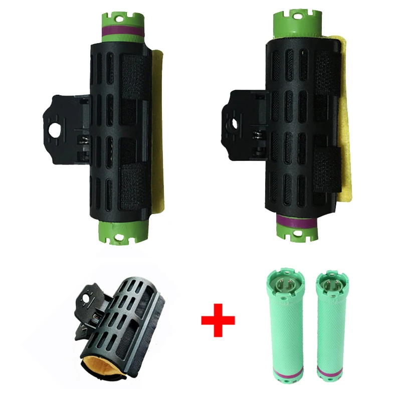 

10pcs 24V Digital Hair Hot Perm Rods & 10pcs Heat Retaining Sponge Clips Set Electirc Curl Bars Rollers Curlers with Clamps 1292