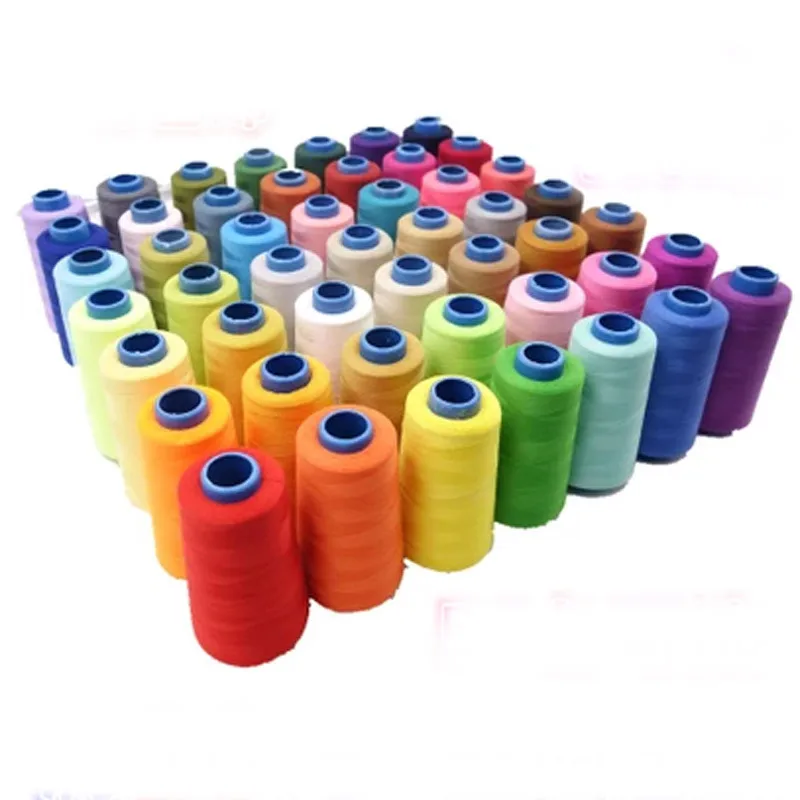 3Roll/lot New Durable 3000Yards/roll Overlocking Polyester Thread For