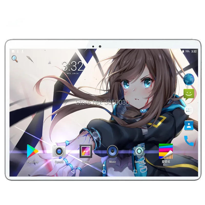  Super Tempered 2.5D Glass 10 inch tablet Android 9.0 Octa Core 6GB RAM 64GB ROM 8 Cores 1280*800 IP