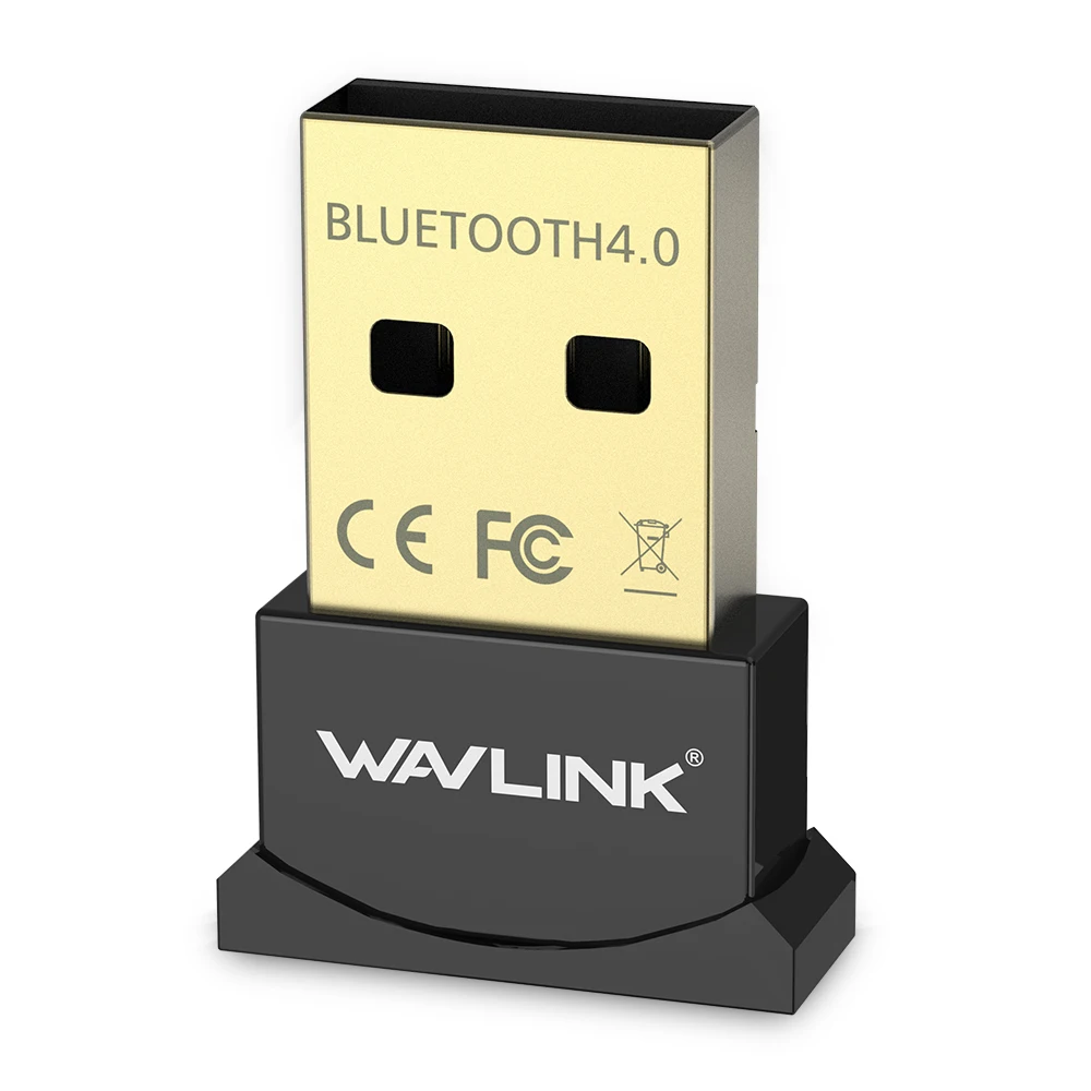 Wavlink Mini Usb Bluetooth адаптер V4.0 ключ Low Energy USB позолоченный Plug & Play микро для ПК ноутбук