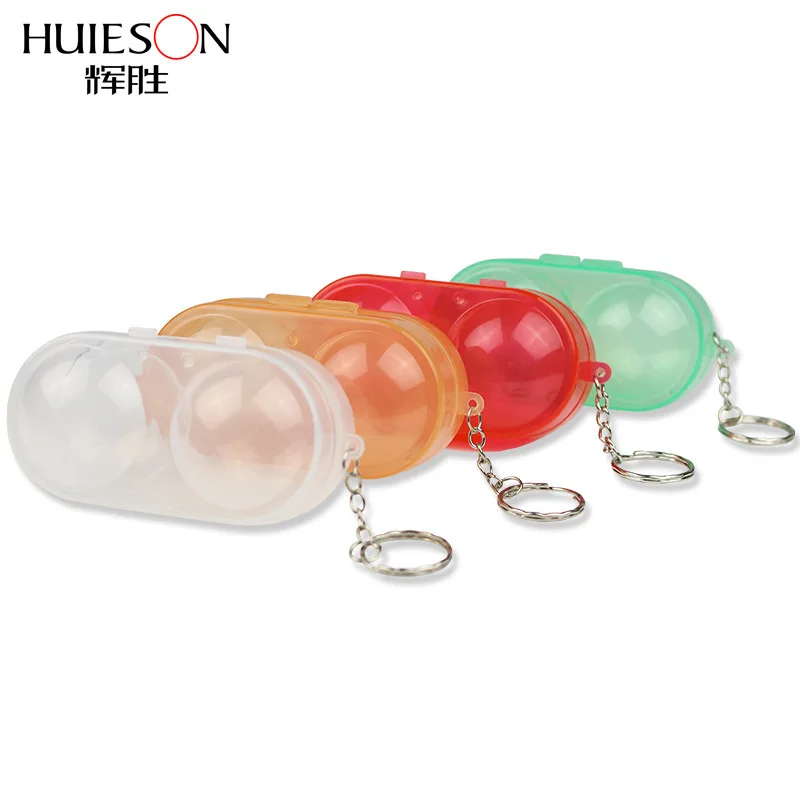 Huieson تنس طاولة الكرة الحاويات مربع الصلب البلاستيك حالة كرة بينغ بونغ صندوق تخزين مع المفاتيح تنس طاولة الاكسسوارات هدية