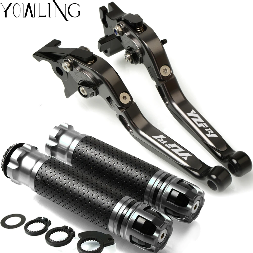 

For YAMAHA YZF R1 YZFR1 YZF-R1 2004 2005 2006 2007 2008 Motorcycle Adjustable Folding Brake Clutch Levers Handlebar Hand Grips