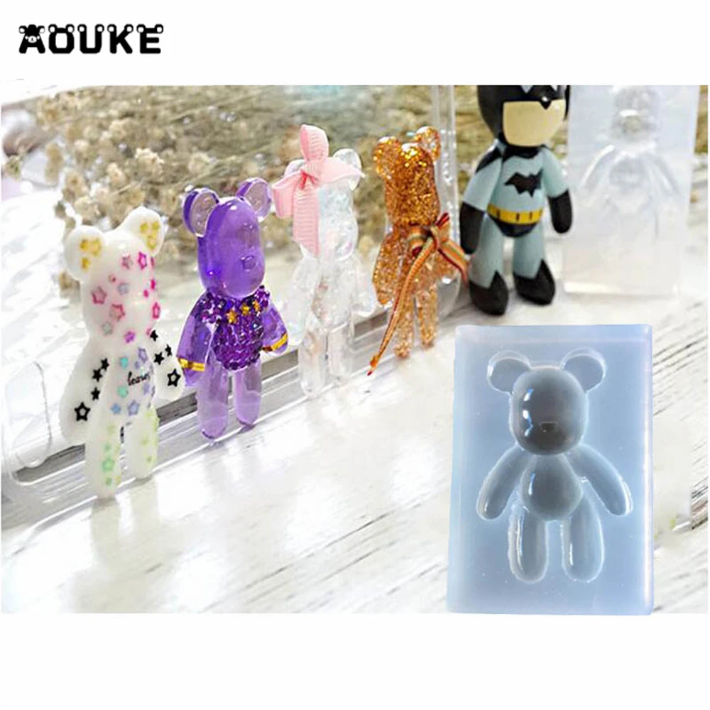 3d Gloomy Bear Shaped Transparent Silicone Molds Cake Decorating Mold Diy Pendant Epoxy Mould Biscuits Baking Tools Cake Decorating Baking Toolssilicone Molds Cake Decorating Aliexpress