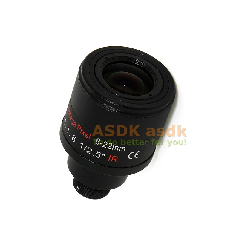 5MP 6-22mm 1/2.5" Lens Fixed Iris M12 Mount Surveillance Camera CCTV Lens camera lens For Full HD CCTV Camera IP Revotech