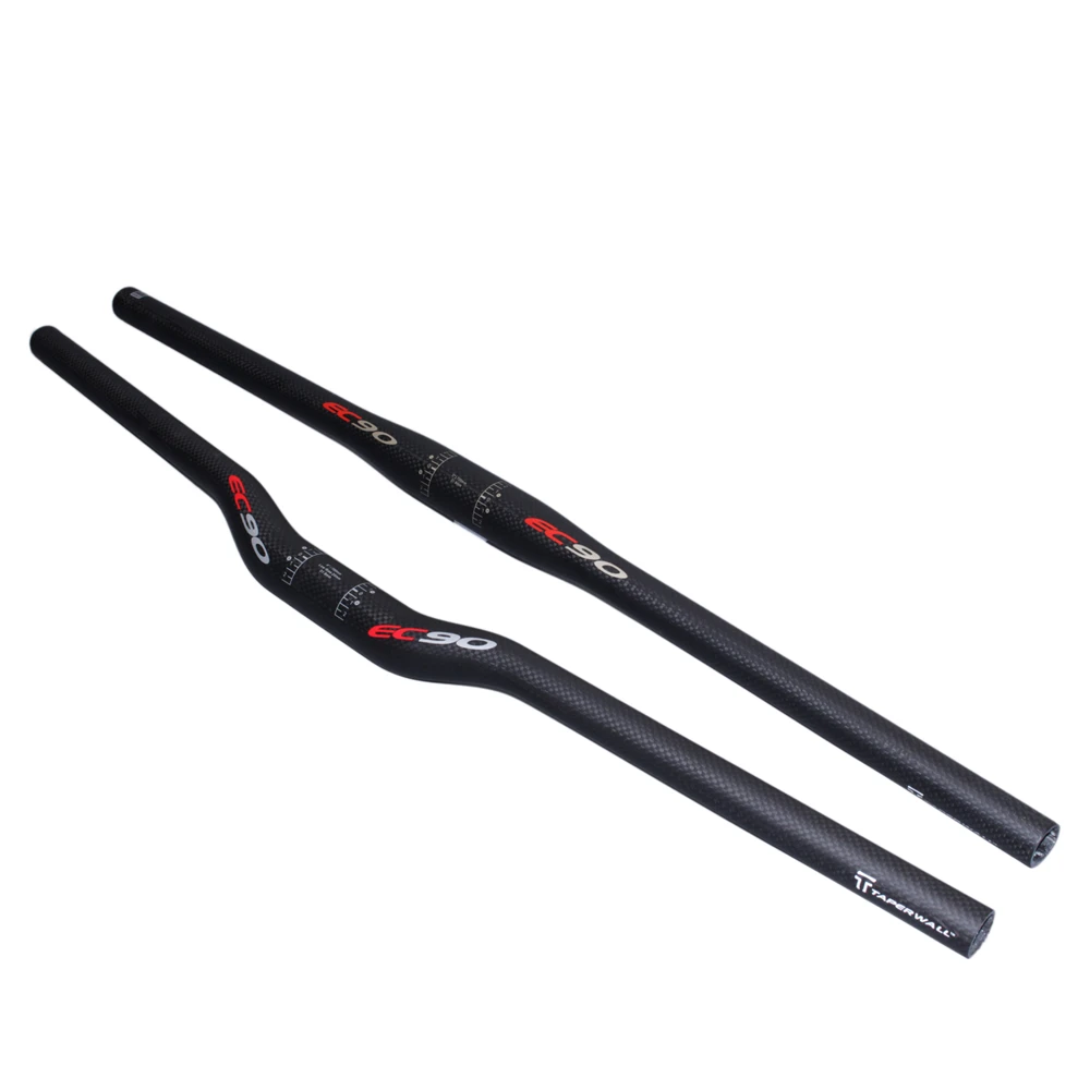 EC90 MTB Handlebar Carbon Mount Bike Handlebars 31.8mm Full Carbon Fiber MTB Bicycle RiserFlat Handle Bars  (1)