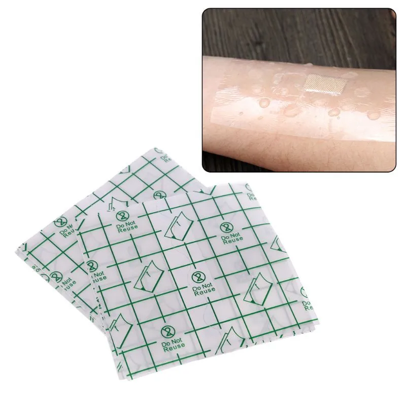 

20Pcs/Set 8*8cm Waterproof Tape Plaster Fixation Tape Breathable Antiallergic